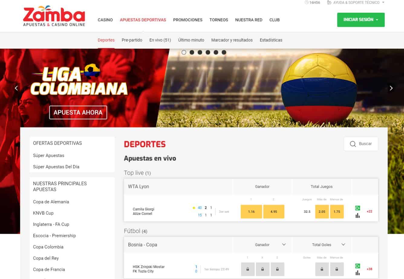 Disfruta en Zamba de las mejores apuestas deportivas online'