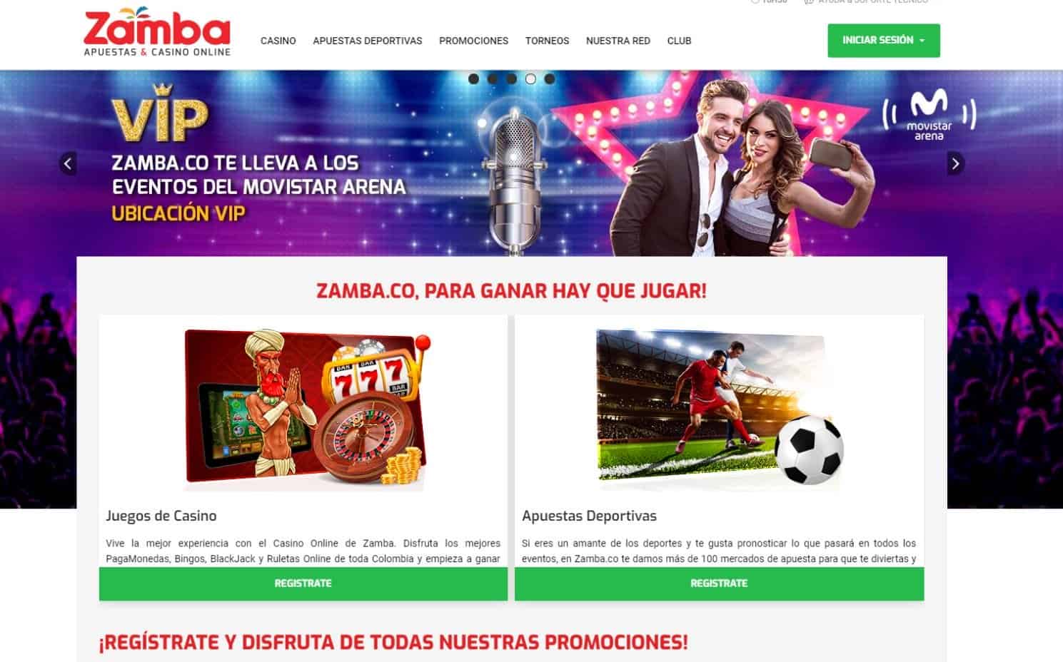 Juegos de slot online en Zamba