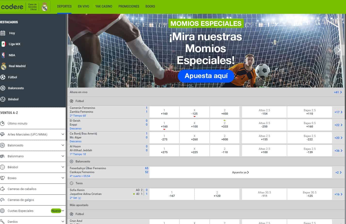 Disfruta en Codere de las mejores apuestas deportivas online