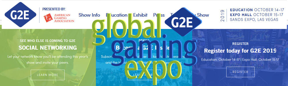 G2E 2019 en la Sands Expo de Las Vegas, Nevada