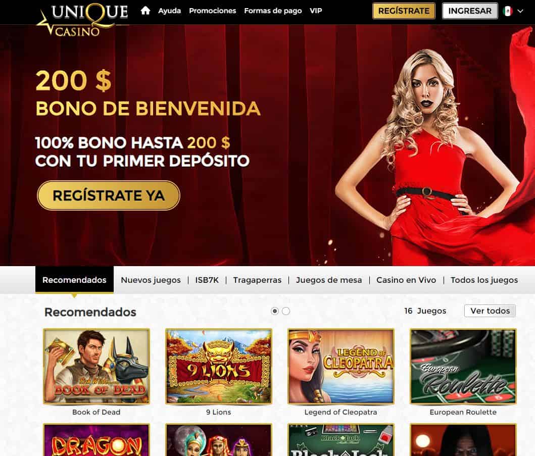 Juegos de slot online en Uniquecasino
