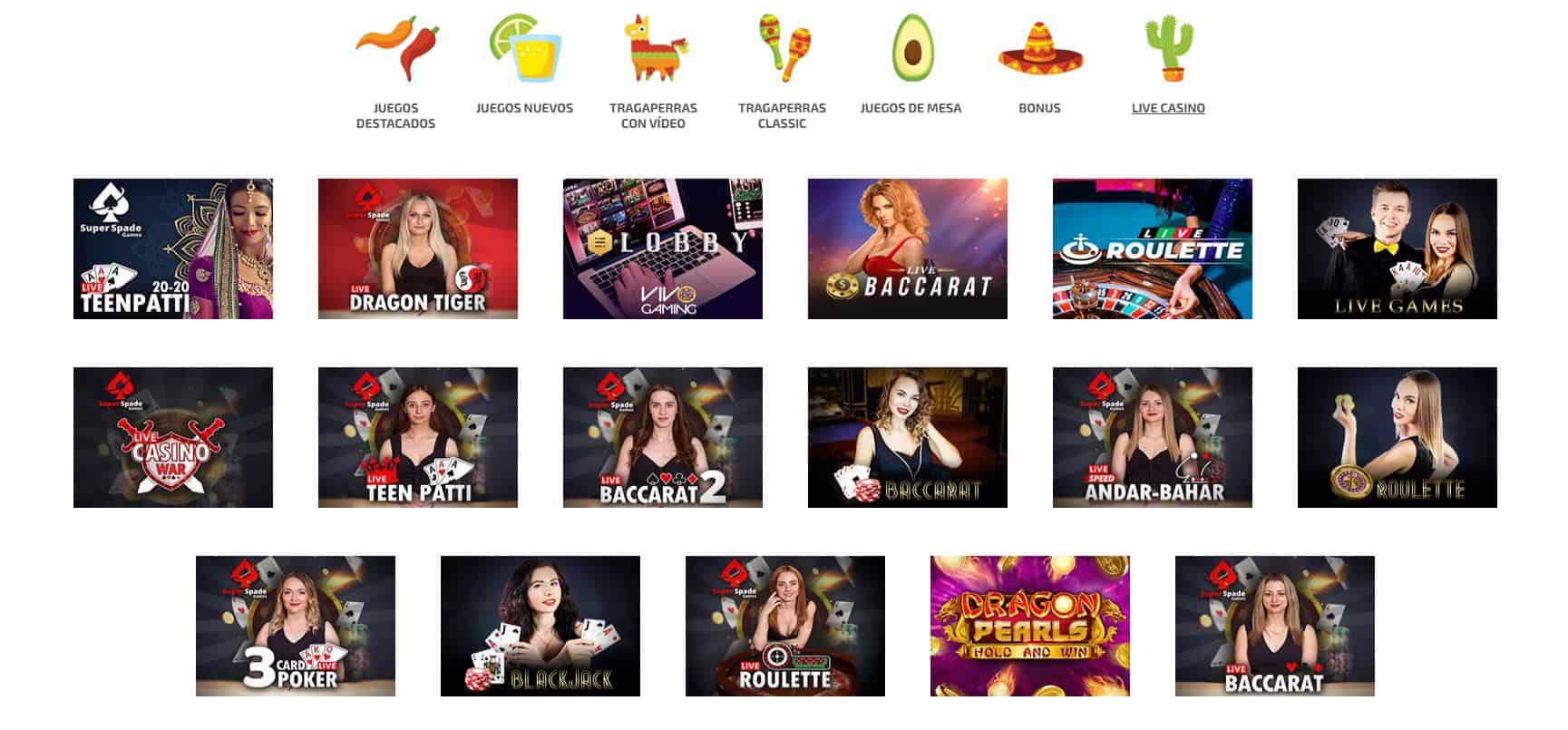 Disfruta del casino en vivo y juega a tu juego favorito en La Fiesta Casino
