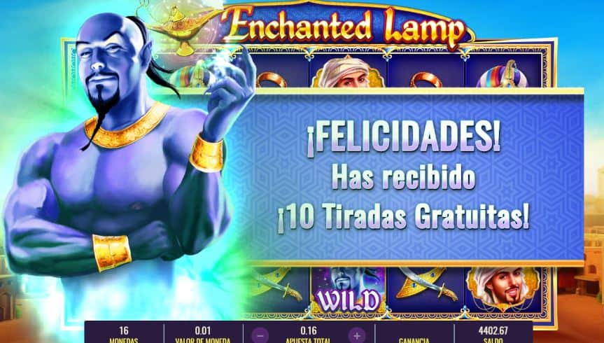 Enchanted lamp slots