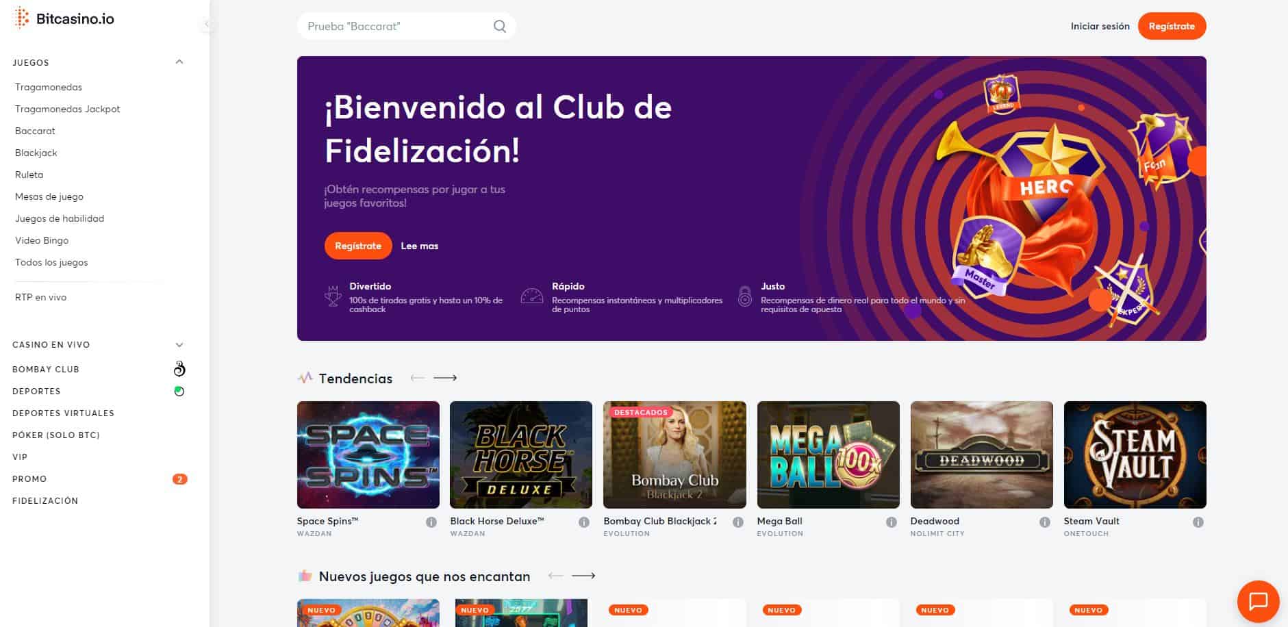 juegos de slot online en Bitcasino
