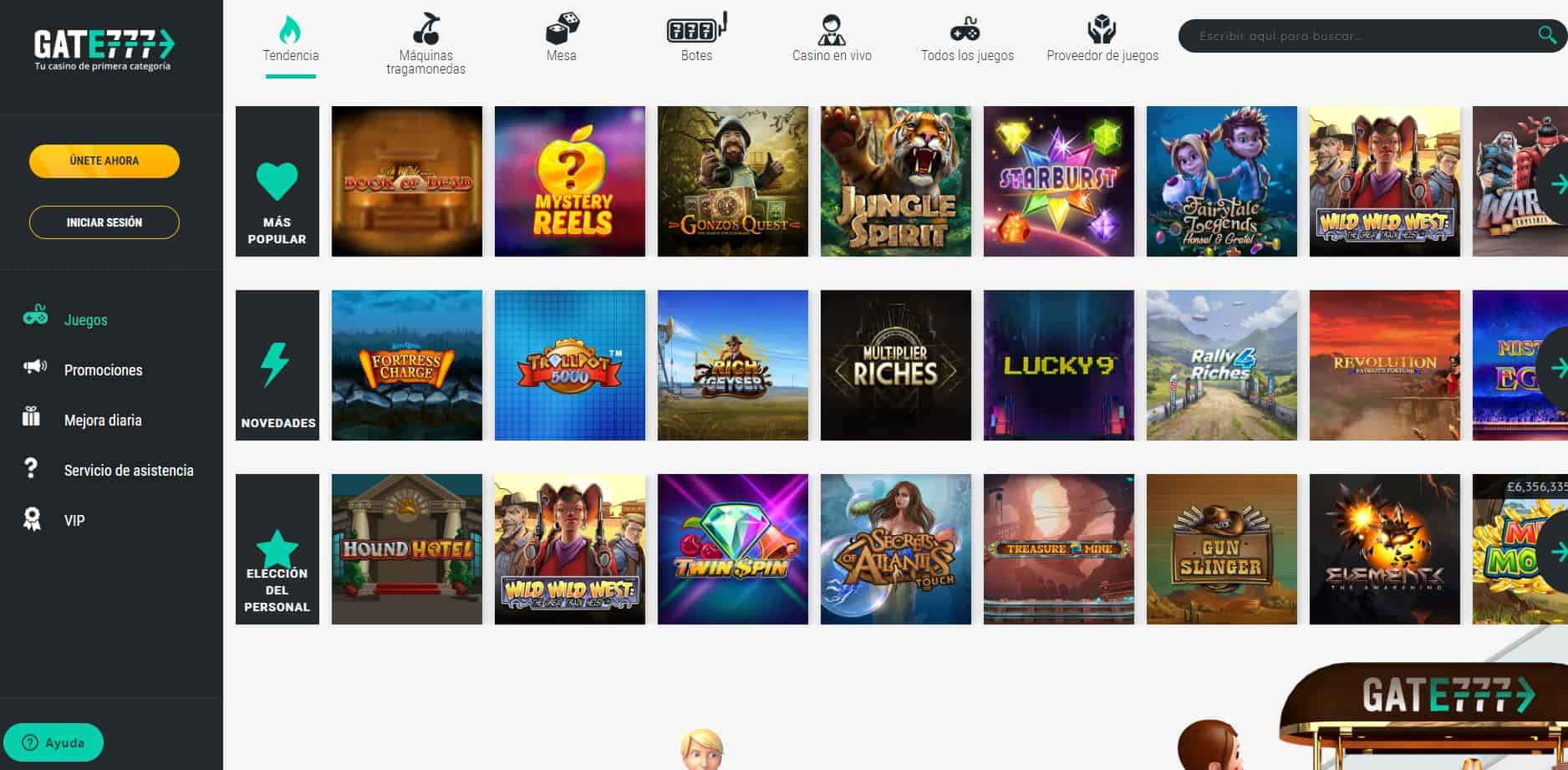 juegos de slot online en Gate777