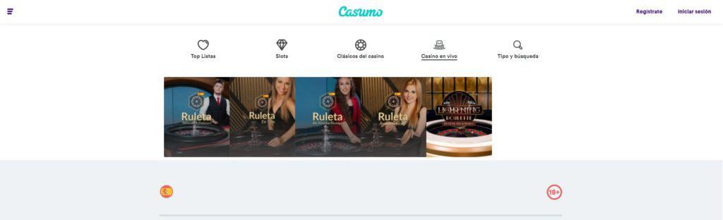 Disfruta del casino en vivo y juega a tu juego favorito en Casumo