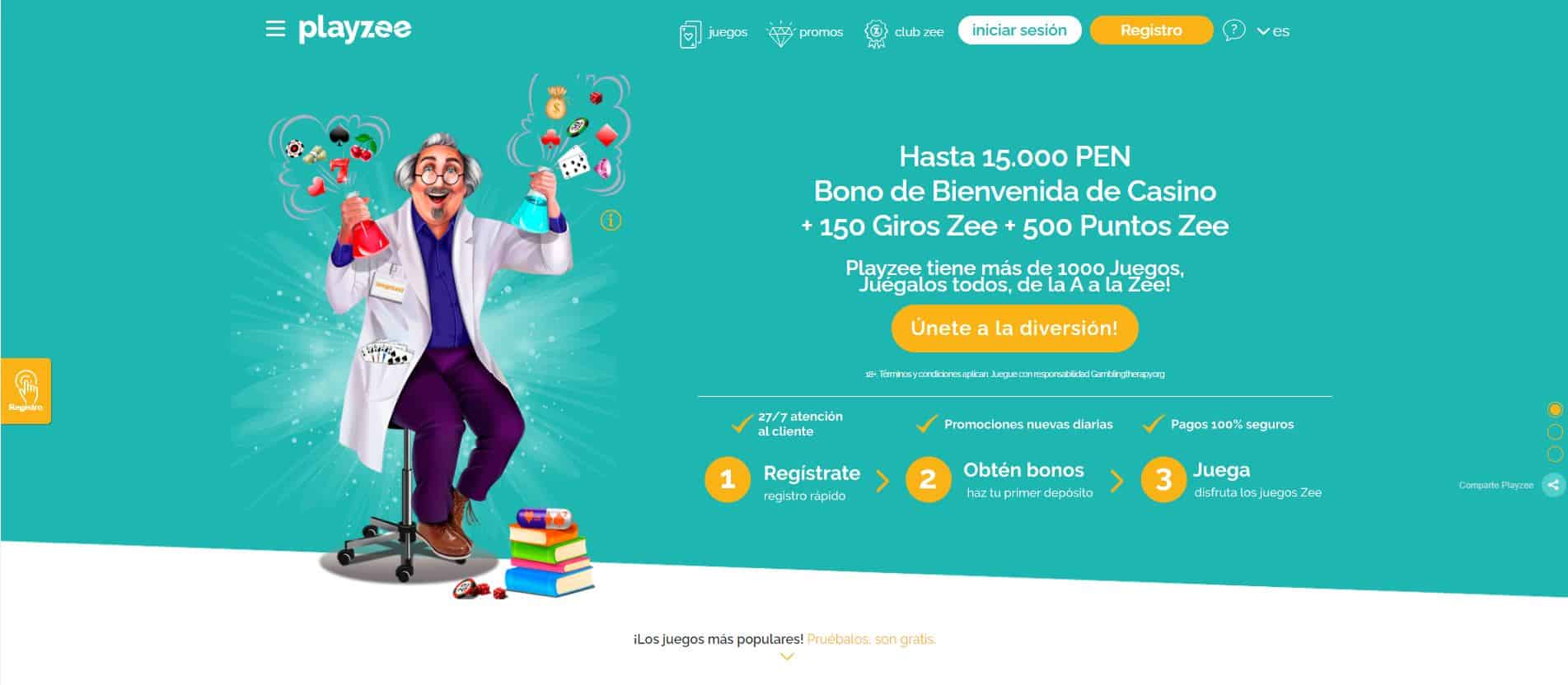 Juegos de slot online en Playzee