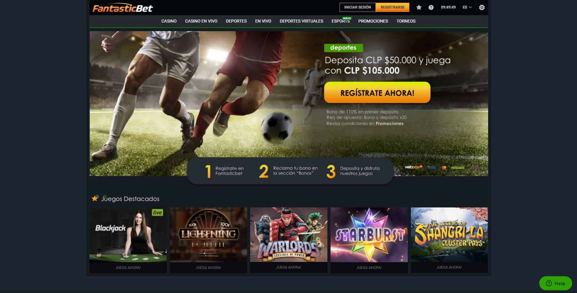 juegos de slot online en FantasticBet