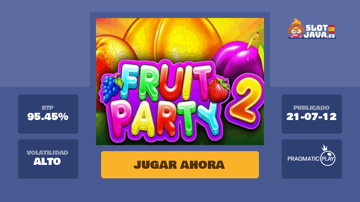 Fruit Party 2 tragaperras online - Juega gratis en SlotJava