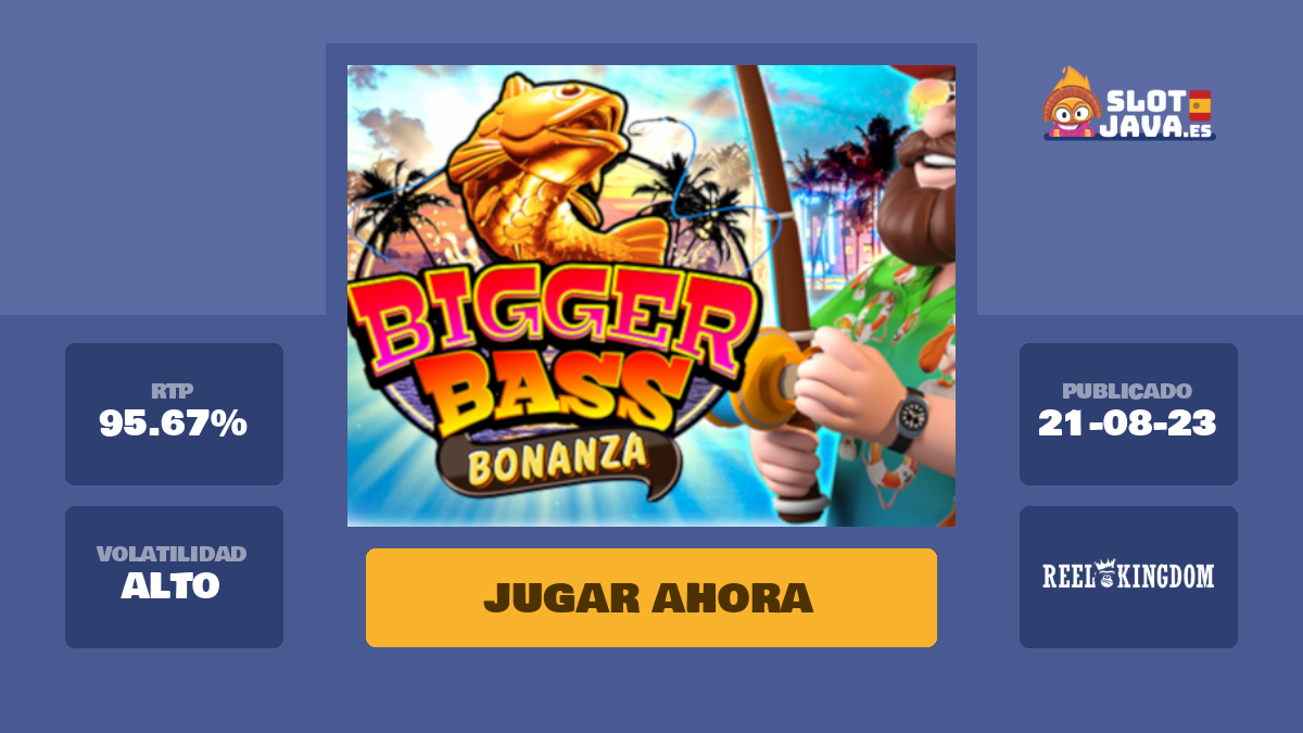 Bigger Bass Bonanza tragaperras Reseña | SlotJava.es
