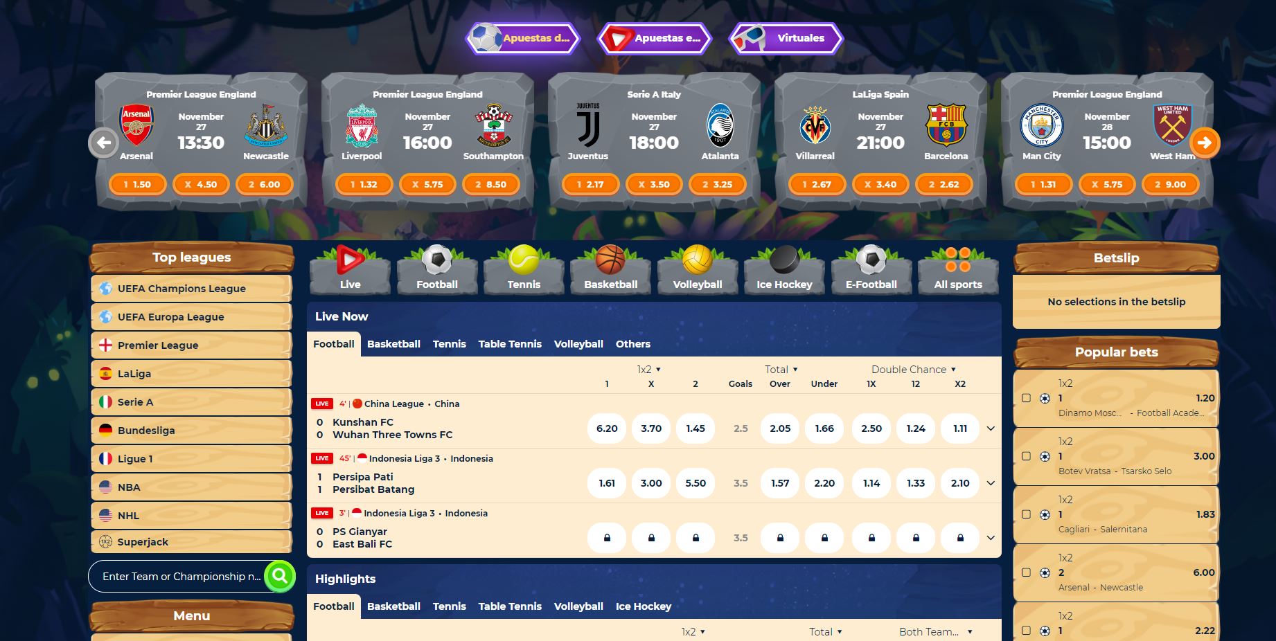 Disfruta en Wazamba de las mejores apuestas deportivas online