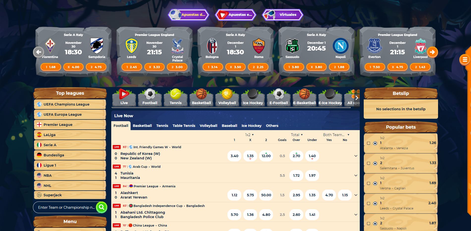 Disfruta en Wazamba Perú de las mejores apuestas deportivas online