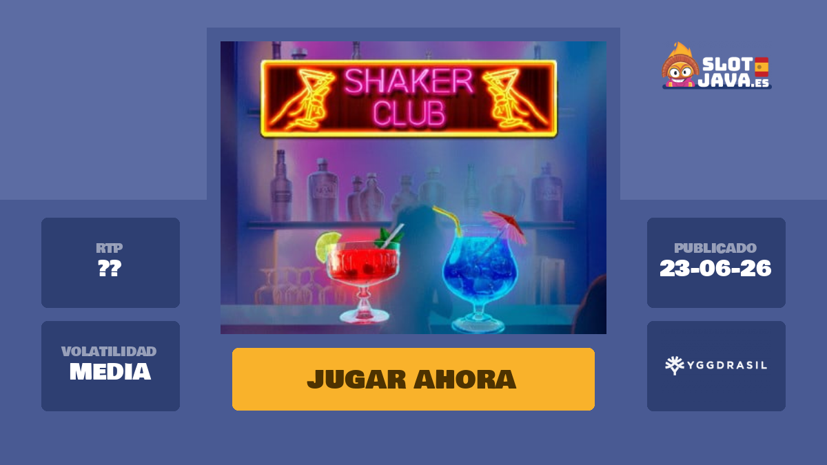 Shaker Club reseña con demo SlotJava.es