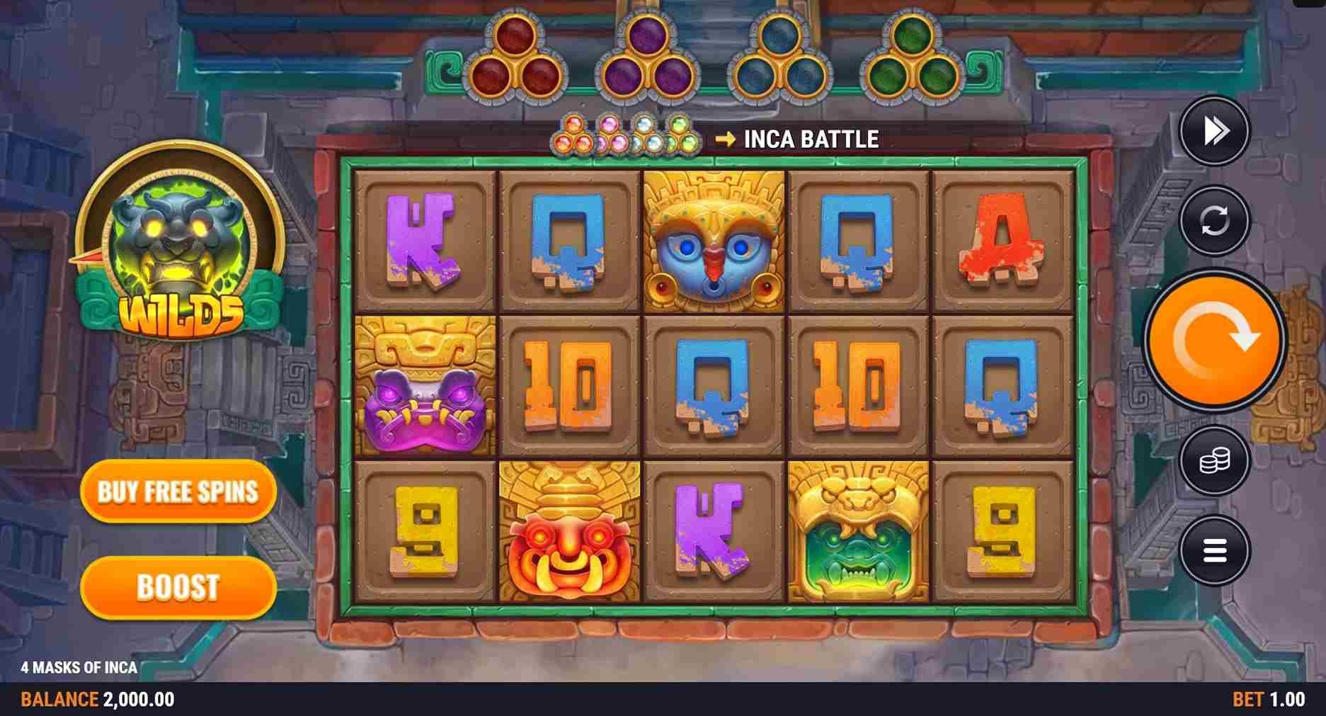 4 Masks of Inca Basic