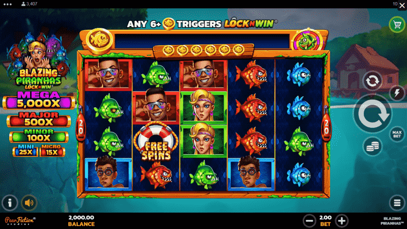 Blazing Piranhas slot