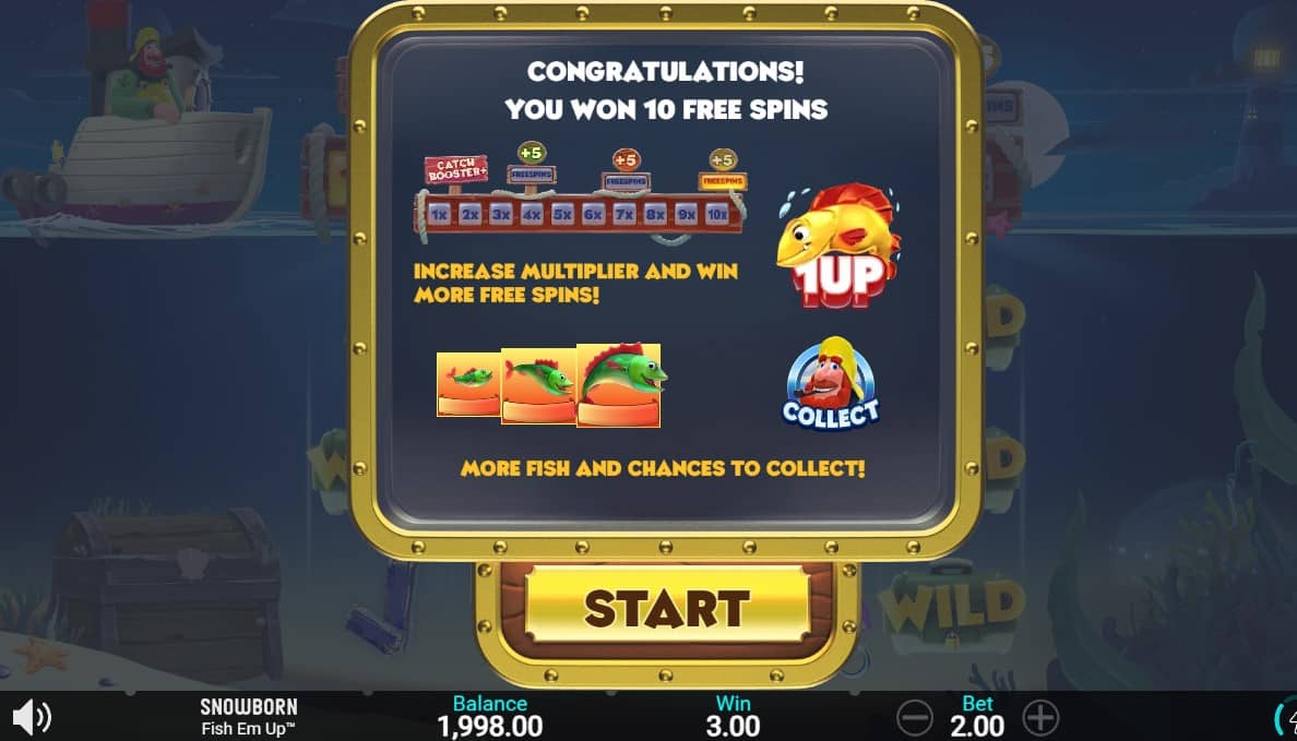 Fish 'Em Up giros gratis