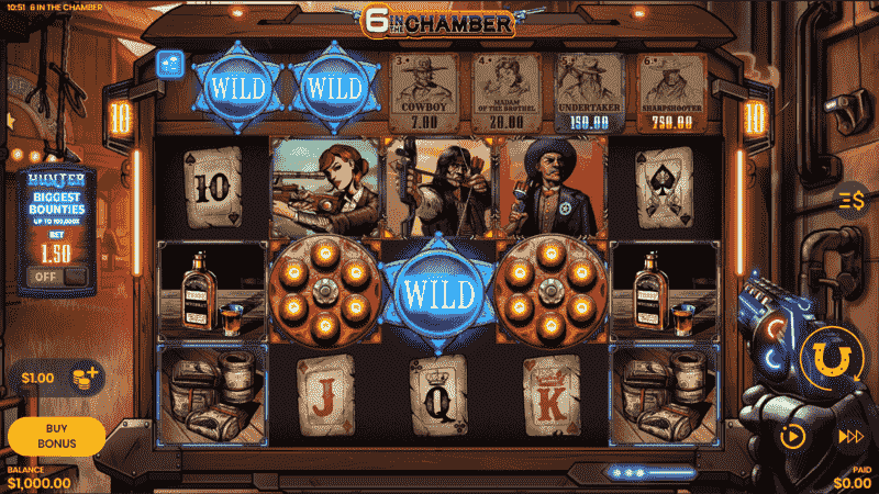6 In The Chamber slot