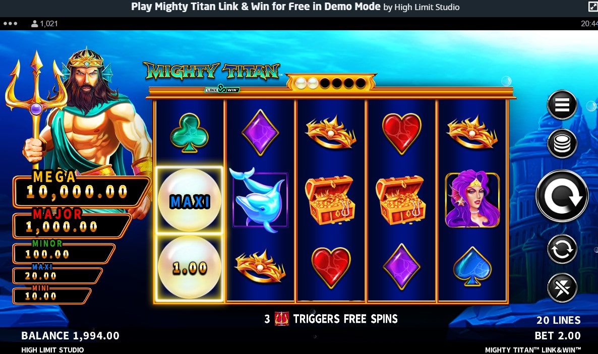 Mighty Titan Link and Win slot