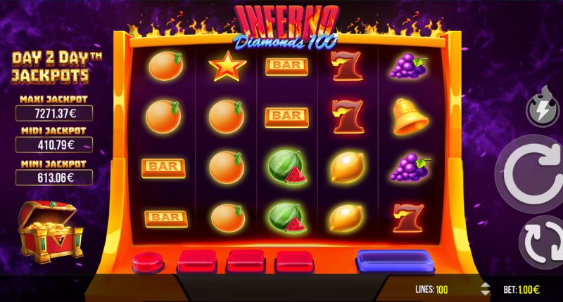 Inferno Diamonds 100 Slot