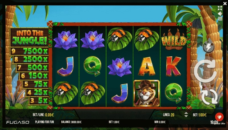 Into the jungle slot