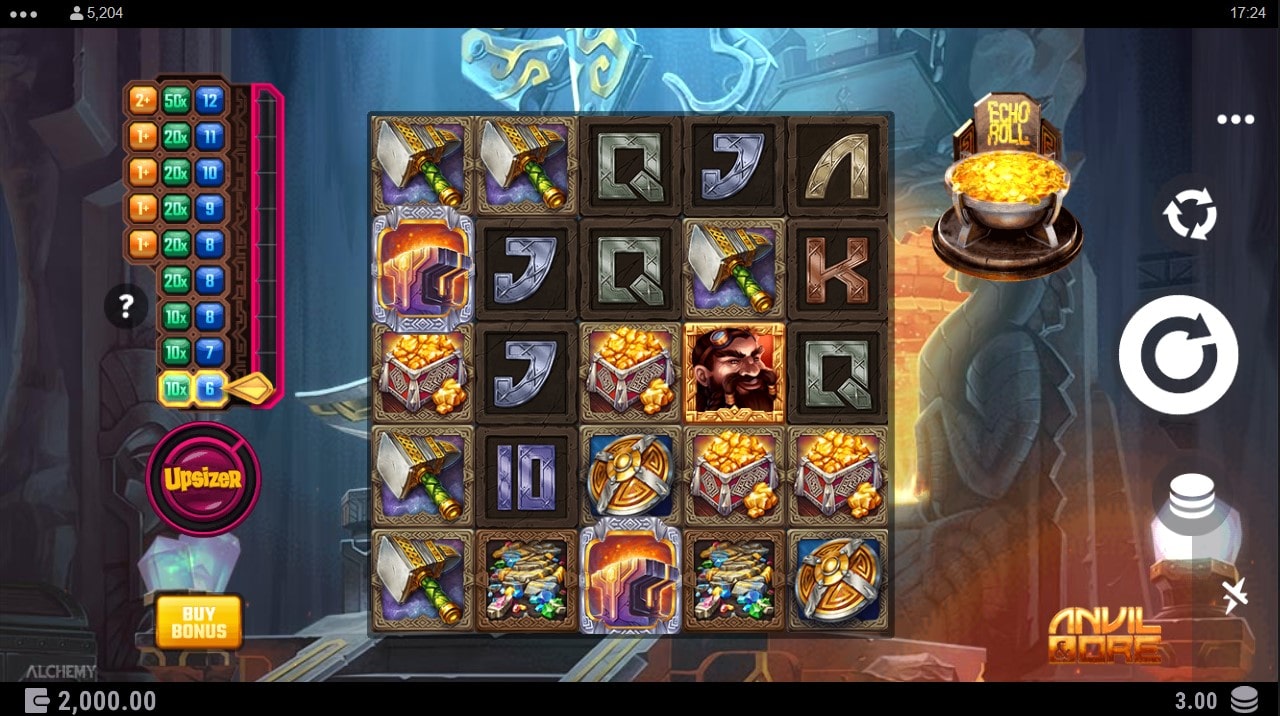 Anvil & Ore slots