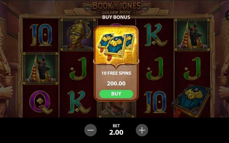 Book of Jones slots