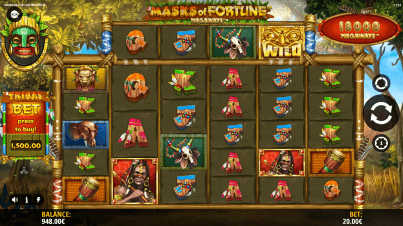 Masks of Fortune Megaways slot