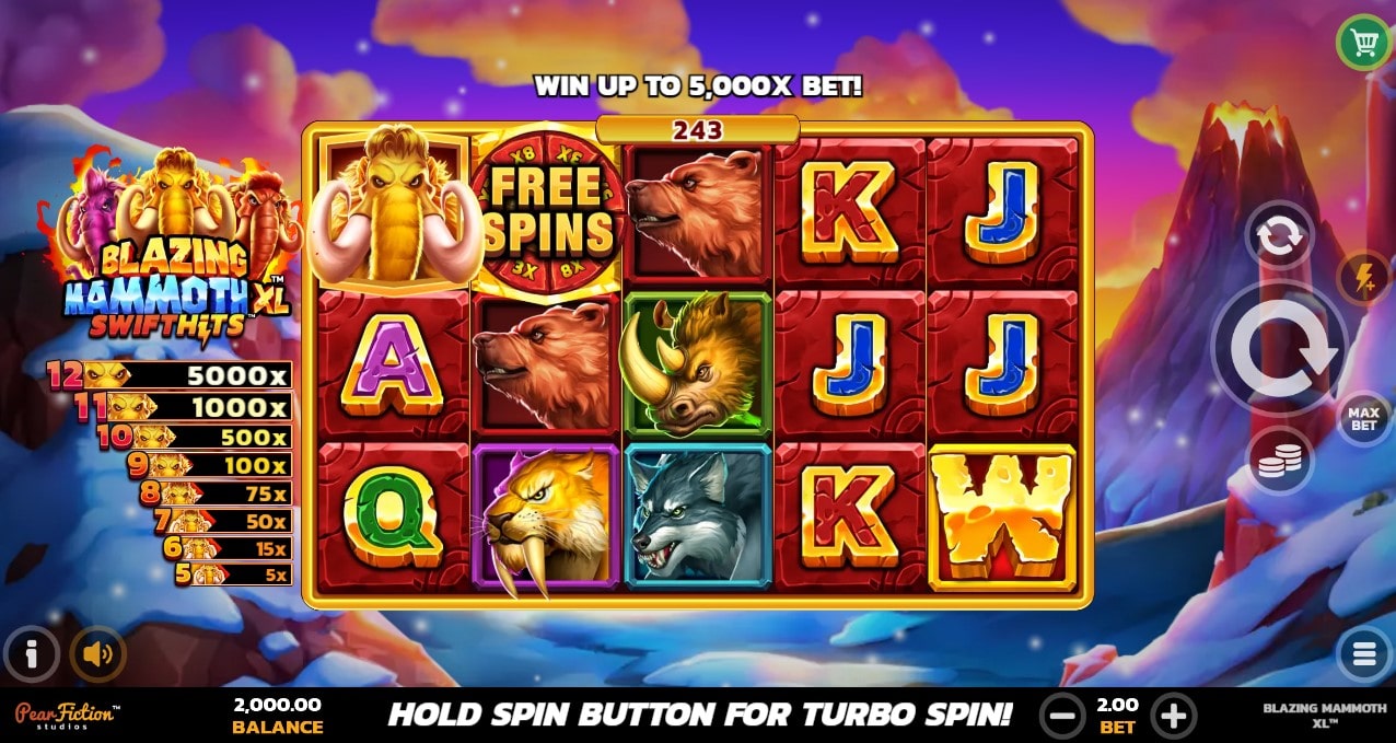 Blazing Mammoth XL slot