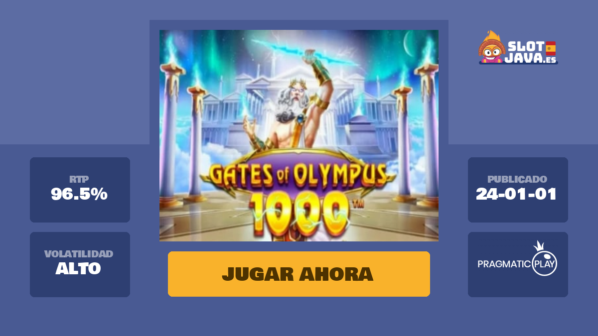 Gates of Olympus 1000 tragaperras Reseña | SlotJava.es