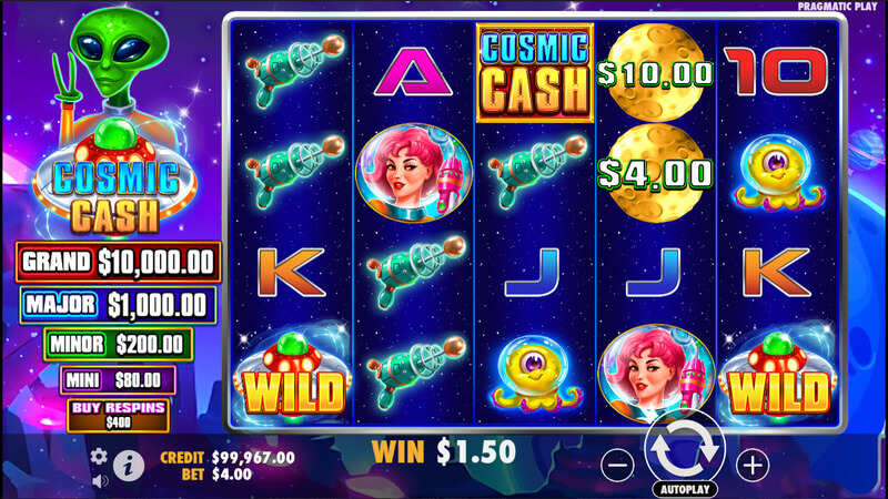 Cosmic Cash tragaperras