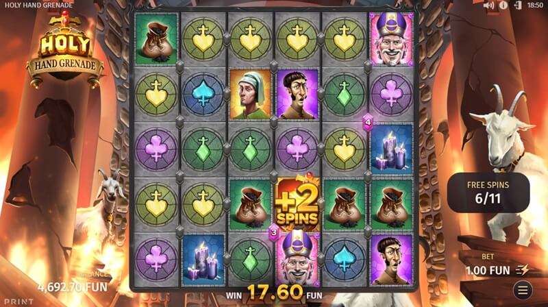Holy Hand Grenade slot