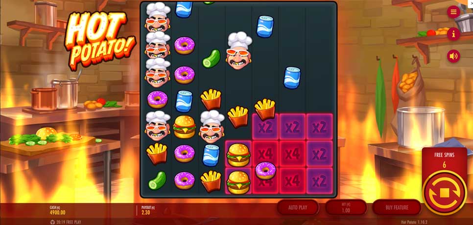 slot Hot Potato! de Thunderkick