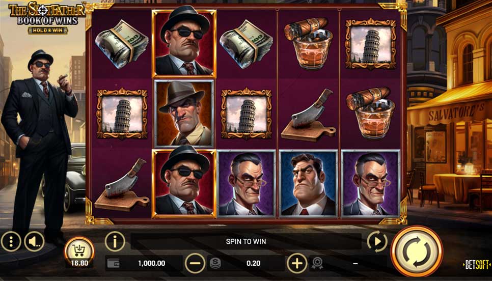 slot The Slotfather: Book of Wins de Betsoft