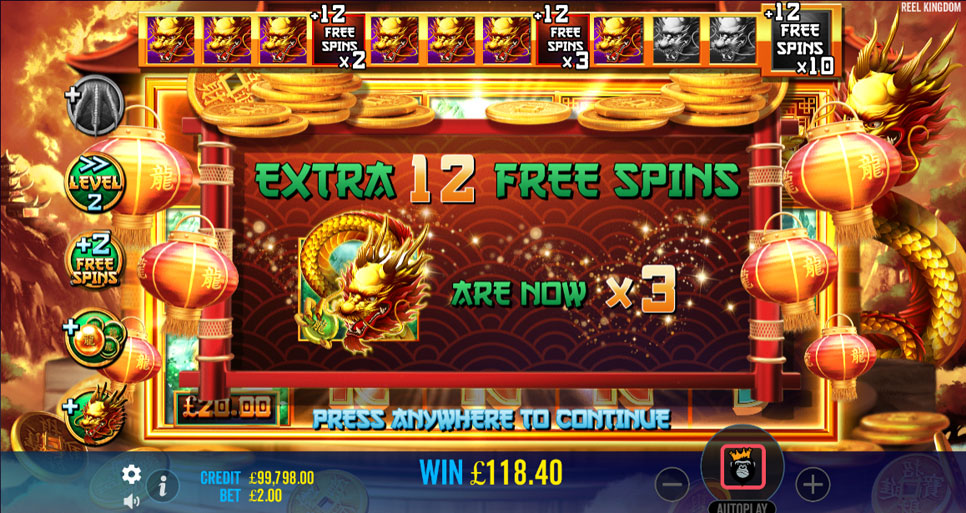 giros gratis Dragon Gold 88