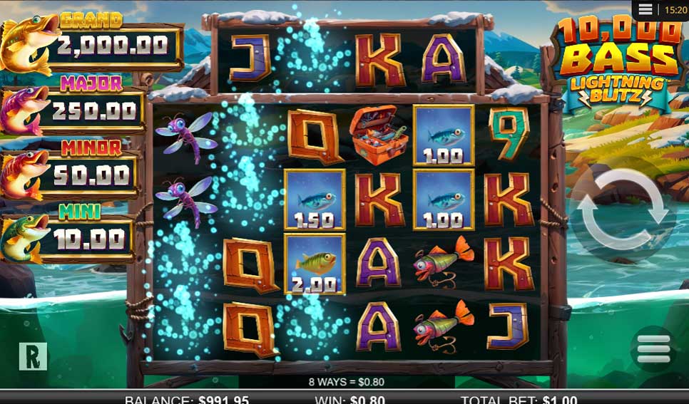 tragaperras 10 000 Big Bass Lightning Spins de ReelPlay