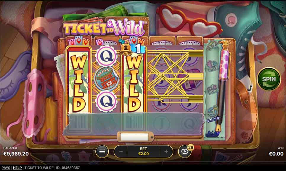 tragaperras Ticket to Wild de NetEnt